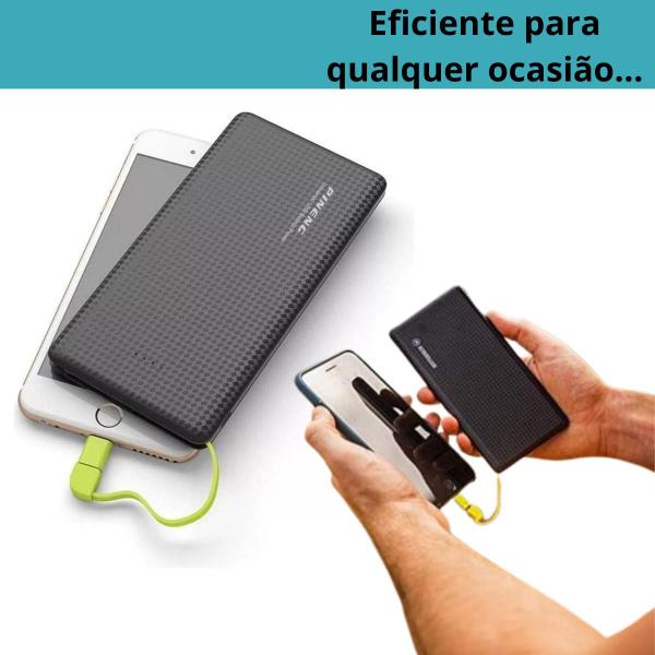 Imagem de Power Bank 10.000mAh Carga Turbo Para Todos Celulares