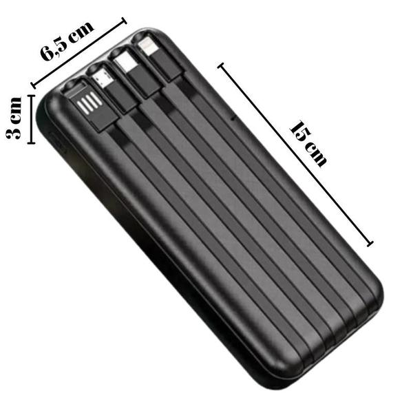 Power Bank 20.000mah Carregador Rápido Turbo Portátil - Powerbank Imagem de Power Bank 20.000mah Carregador Rápido Turbo Portátil