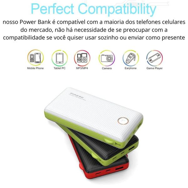 Power Bank 200000 Mah Carregador Portatil iPhone/android pn-959 - Rhos Imagem de Power Bank 200000 Mah Carregador Portatil iPhone/android pn-959