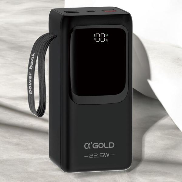 Imagem de Power Bank A'gold Pro BTE-61 Carregador Portátil Turbo 50000mAh Compacto Display Digital 22.5W