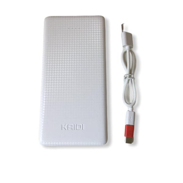 Imagem de Power Bank  Carregador Portátil  Branco 10.000 - Kaidi