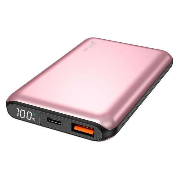 Imagem de Power Bank Carregador Portátil Universal Geonav PB10K20WRG - Com Display - 10000 mAh - USB-C e USB