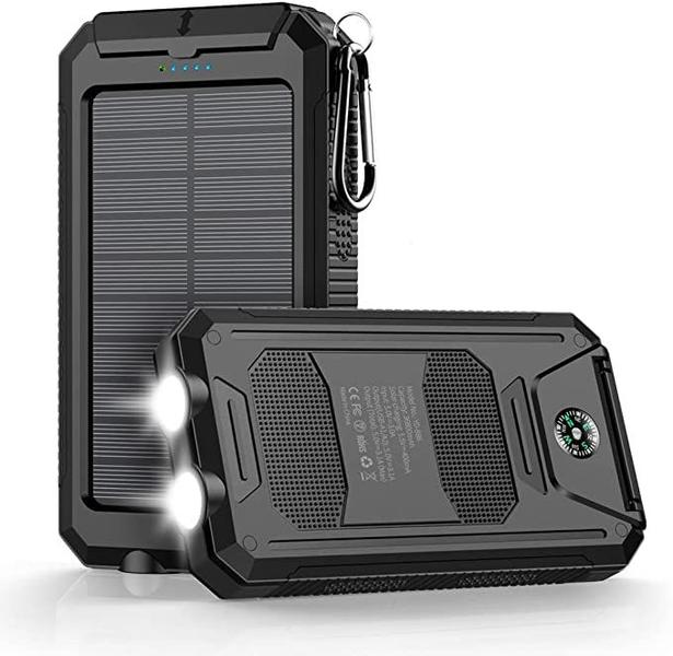 Imagem de Power Bank KAPURUI 36800mAh à prova d'água com carregador solar