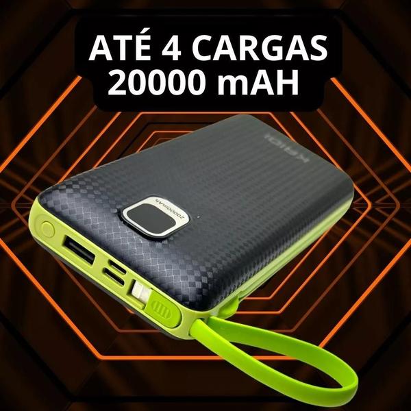 Imagem de Power Bank Portátil Slim 20000mah Usb compativel iPhone