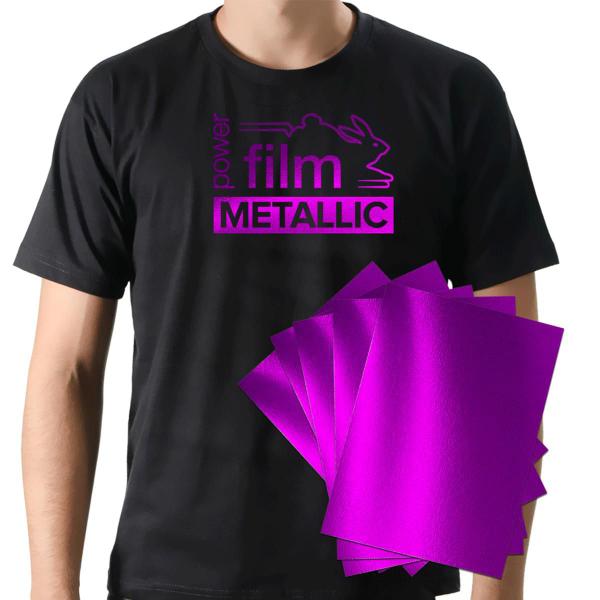 Imagem de Power Film Metallic Rosa A4 - 50 Folhas