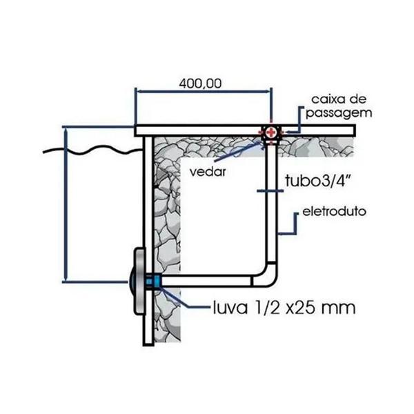 Imagem de Power Led 9W Smd Inox Rgb Rosca Brustec