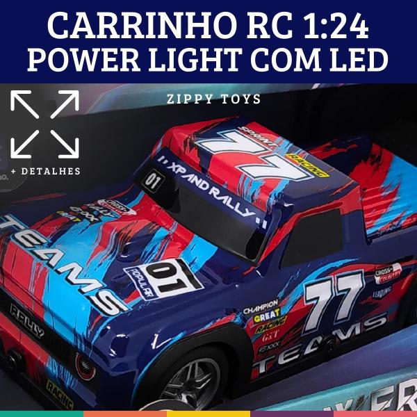 Imagem de Power Light 7 Vermelho Carrinho Controle Remoto Zippy Toys