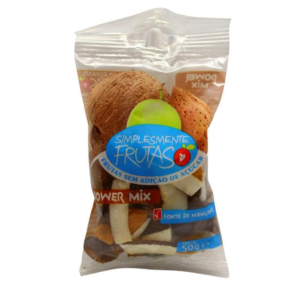 Power mix - 50 gramas (caixa com12 unidades) vegano frutas secas - Euro Company Imagem de Power mix - 50 gramas (caixa com12 unidades) vegano frutas secas