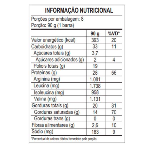 Imagem de Power protein bar barra de proteina caixa com 8 un de 90g bombom de avelã com coco max titanium