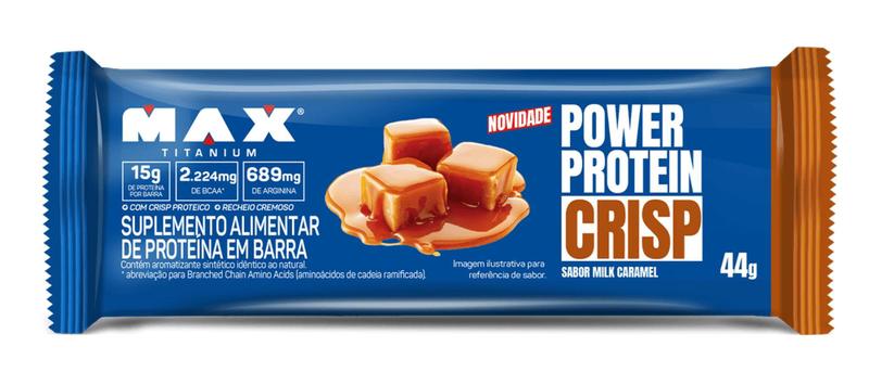 Imagem de Power Protein Crisp 12 Un 44g Max Titanium