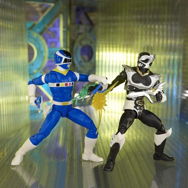 Imagem de Power Rangers Lightning Collection - Ranger Azul x Psycho Ranger Cinza - Hasbro F2047