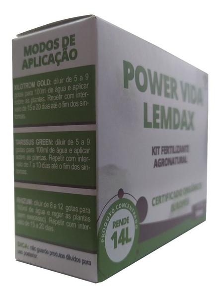 Imagem de Power Vida 50 ml - Xilotrom Gold, Tarssus Green, Rhizum