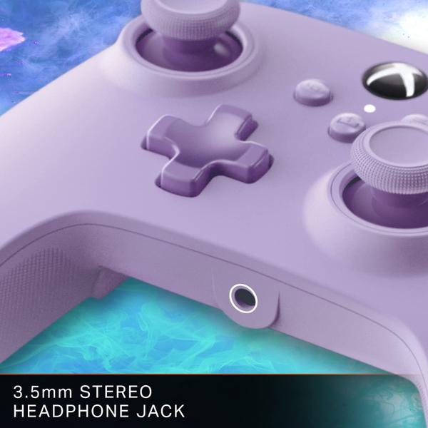 Imagem de PowerA Nano Enhanced Wired Controller para Xbox Series XS - Lilac, portátil, compacto, gamepad, controlador de videogame com fio, controlador de jogos, funciona com Xbox One e Windows 10/11