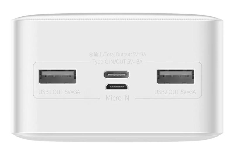 Imagem de Powerbank Baseus 30000mah 15w Display Digital Carga Rápida