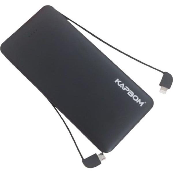 Imagem de Powerbank Externo 10.000aMh Preto Android IOS V8 Tipo C