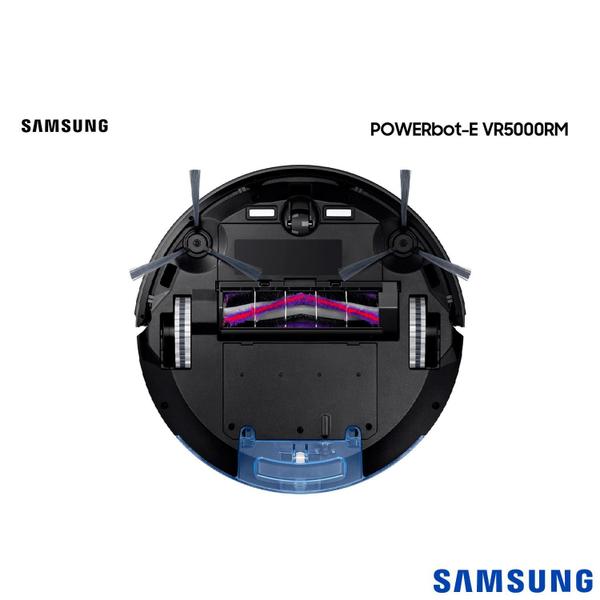 Imagem de Powerbot-e VR5000RM Aspirador Robô Inteligente 2 em 1 Samsung: Aspira e passa pano com WI-FI - VR05R5050WK/AZ