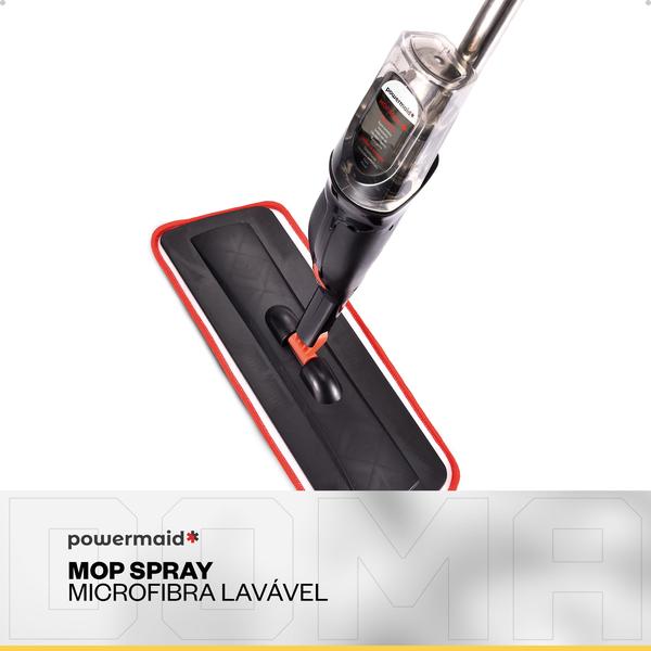 Imagem de Powermaid Mop Spray Com Reservatório Borrifa Limpa Seca