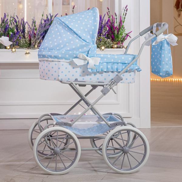 Imagem de Pram JC Toys Berenguer Boutique Royal Blue para crianças de 3 anos ou mais