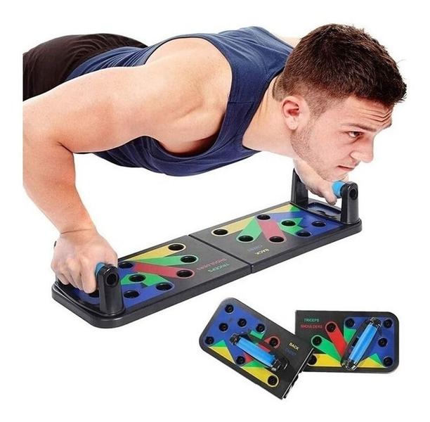 Imagem de Prancha Flexâo De Braço Push-up Exercicios Treino Em Casa