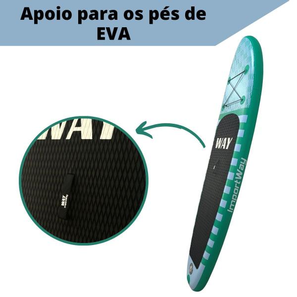 Imagem de Prancha Inflável Importway Stand Up 275x76x15cm Acessórios