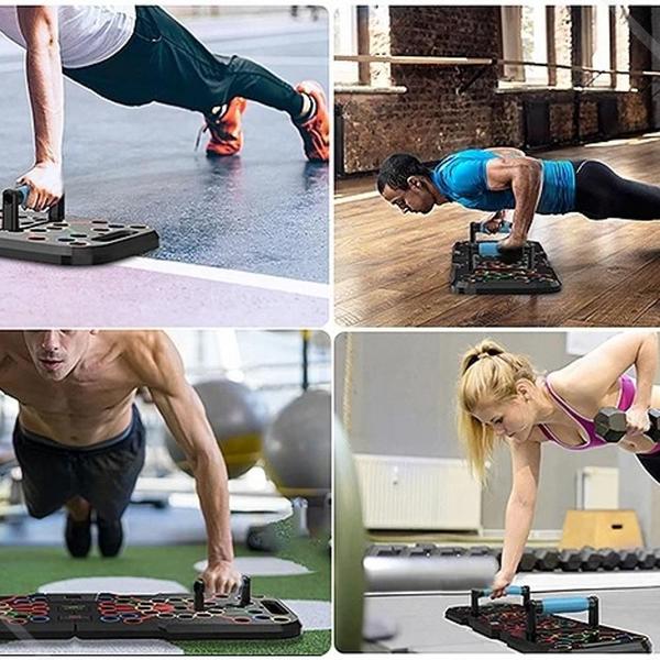 Imagem de Prancha Push Up Board Doméstico Flexão Peitoral Dobrável