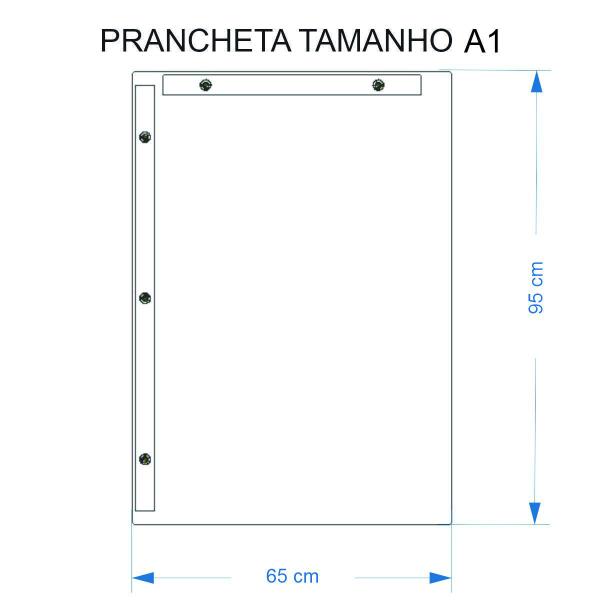 Imagem de Prancheta Desenho Tecnico Arquitetura Engenharia Acrilico A1