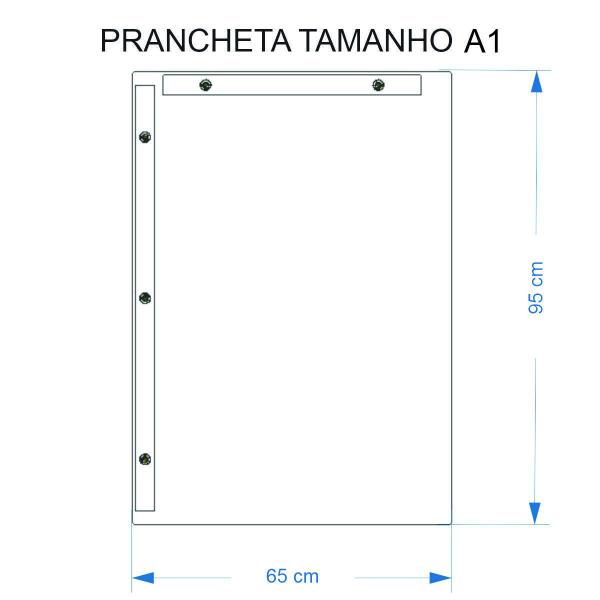 Imagem de Prancheta Desenho Técnico Arquitetura Engenharia Amarelo A1