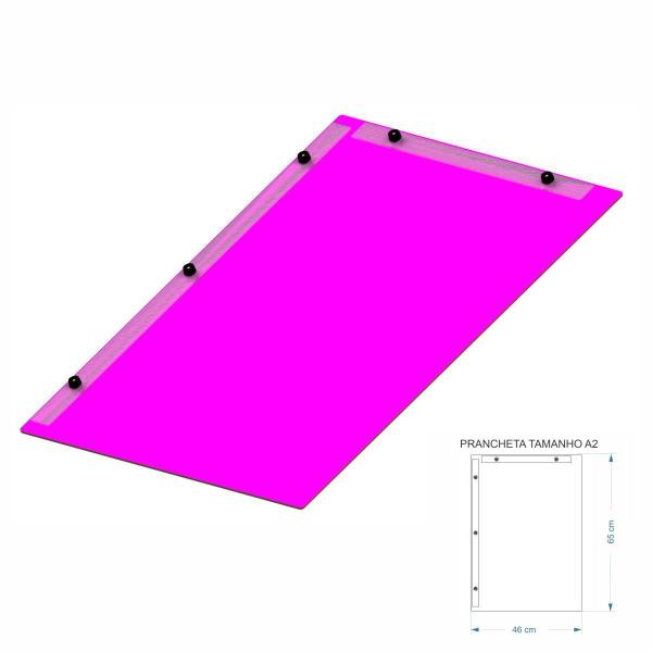 Imagem de Prancheta Desenho Técnico Arquitetura Engenharia Pink A2