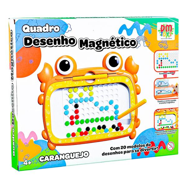 Prancheta Magnética Educativa Interativo Caranguejo Lousa Com Padrões Pedagógico Dm Toys Imagem de Prancheta Magnética Educativa Interativo Caranguejo Lousa Com Padrões Pedagógico Dm Toys