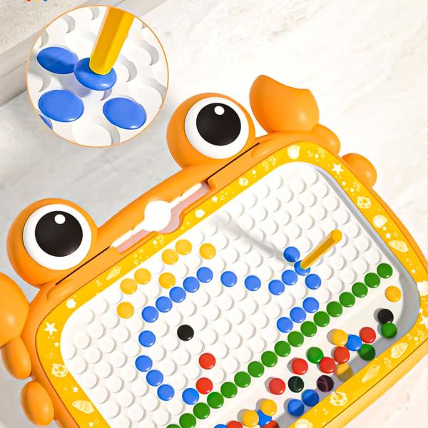 Prancheta Magnética Educativa Interativo Caranguejo Lousa Com Padrões Pedagógico Dm Toys Imagem de Prancheta Magnética Educativa Interativo Caranguejo Lousa Com Padrões Pedagógico Dm Toys