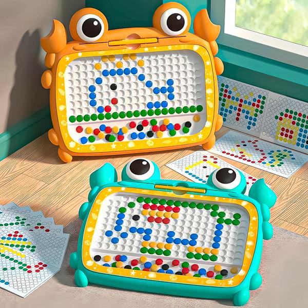 Prancheta Magnética Educativa Interativo Caranguejo Lousa Com Padrões Pedagógico Dm Toys Imagem de Prancheta Magnética Educativa Interativo Caranguejo Lousa Com Padrões Pedagógico Dm Toys