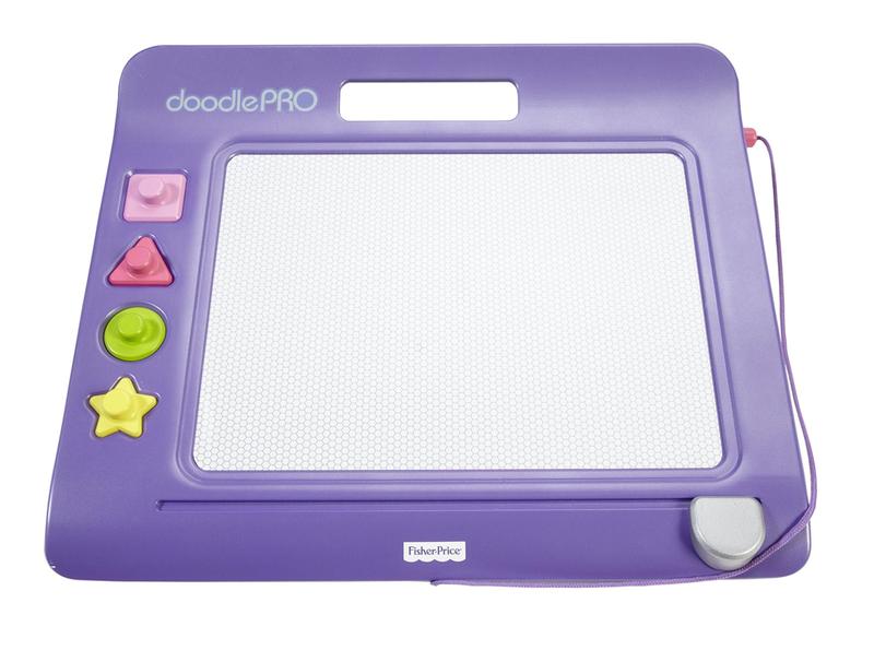 Imagem de Prancheta magnética Fisher-Price DoodlePro Slim Purple