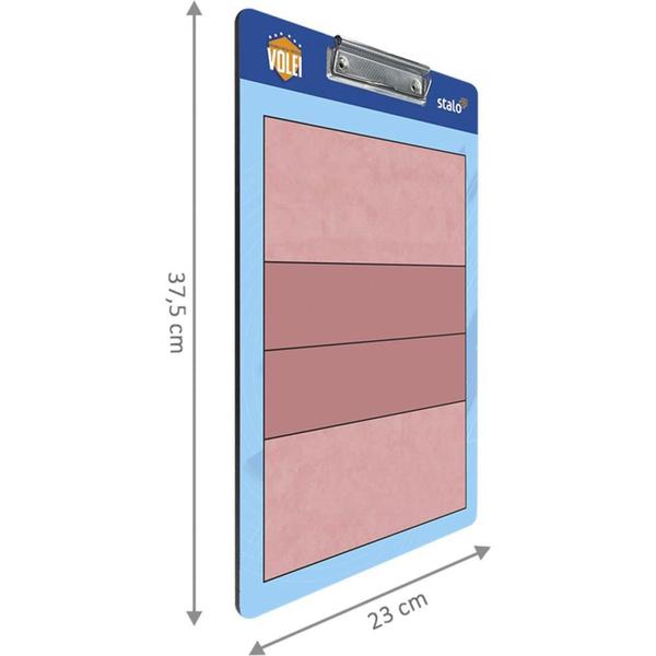 Imagem de Prancheta Tática de Vôlei 37,5X23CM - Conjunto com 4 Unidades