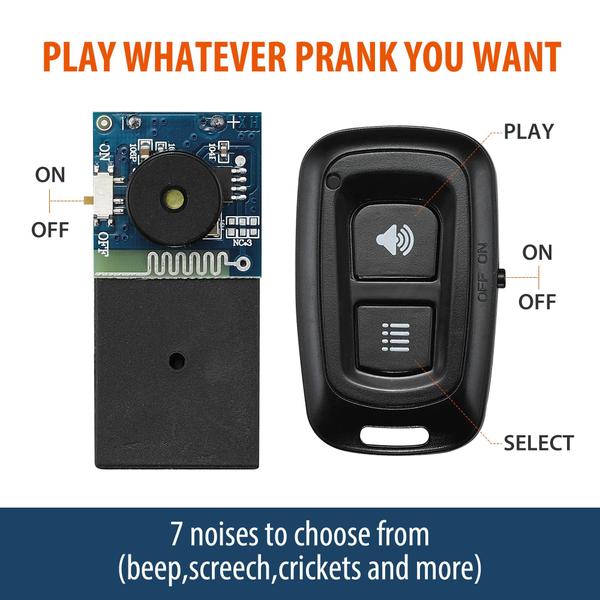 Imagem de Prank Noise Maker Joywhiz Cricket com controle remoto para adultos