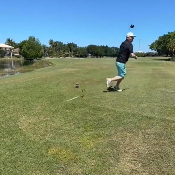 Imagem de Prank Snake BIXMK Snake Prank para golfe com corda e clipe de 1,2 m