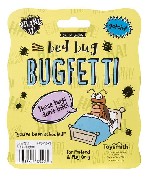 Imagem de Prank Toy Toysmith Bugfetti Bed Bugfetti Bed Bug Confetti 10 ml para maiores de 5 anos