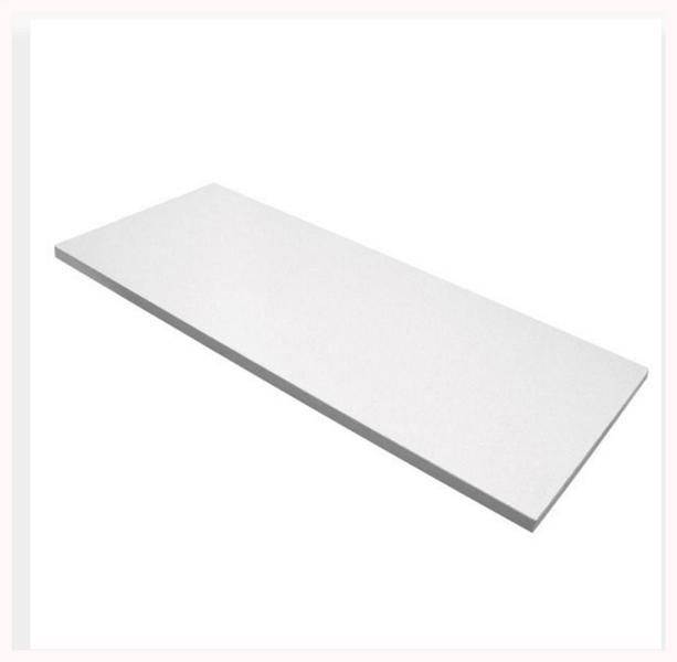 Imagem de Prateleira 60x30 Cm Sem Suporte 100% Mdf / mdp - Prancha Branco - MAIS MARCENARIA