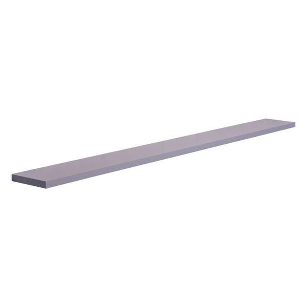 Prateleira 80 x 10cm Cinza Claro Suporte Invisível - Mercado das Prateleiras Imagem de Prateleira 80 x 10cm Cinza Claro Suporte Invisível