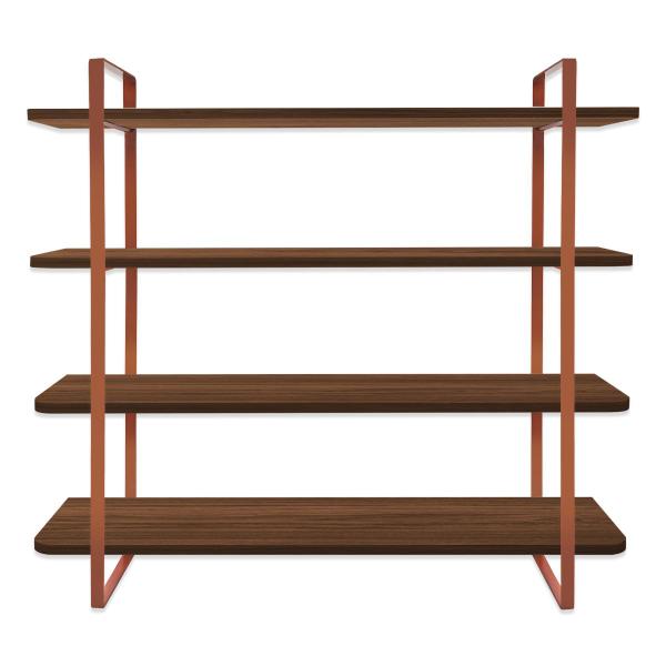 Imagem de Prateleira Arnad Modelo Industrial para Decoração 100x20 cm Cobre/Villandry