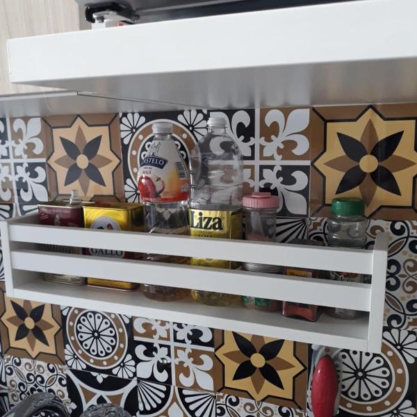 Imagem de Prateleira Banheiro Nicho Organizador Lavabo Cozinha 2 Ripas