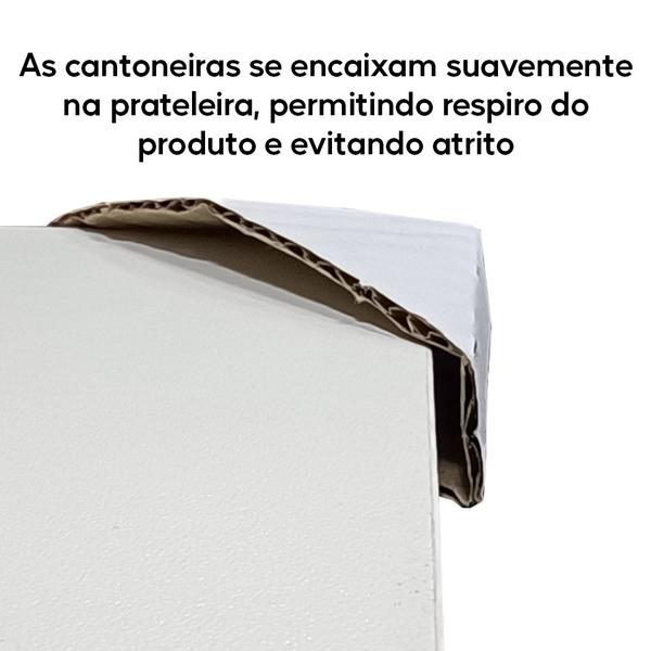 Imagem de Prateleira Branca de Mdf 40x15 Suporte Invisível Decoração