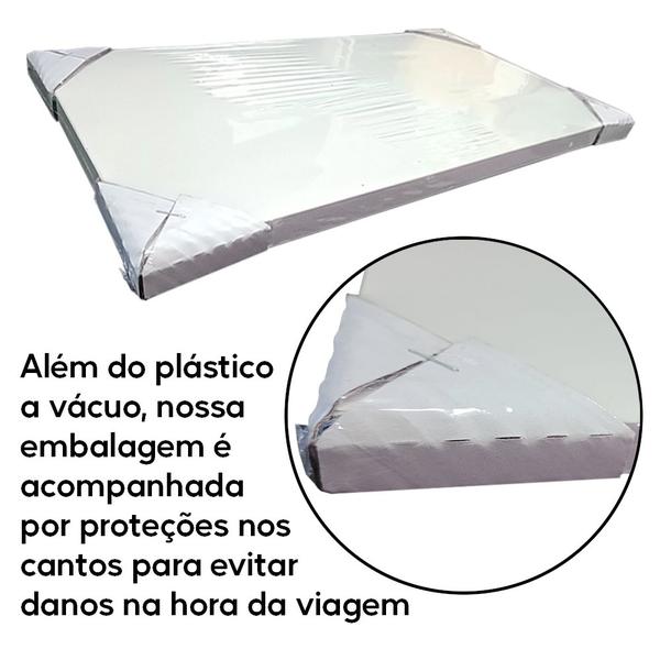 Imagem de Prateleira Branca de Mdf 40x15 Suporte Invisível Decoração