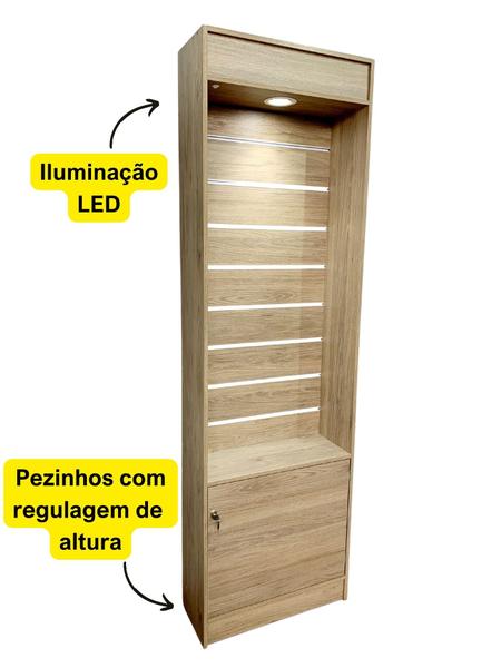 Imagem de Prateleira Canaletada Para Lojas Assistência Técnica Sex Shop Perfumaria