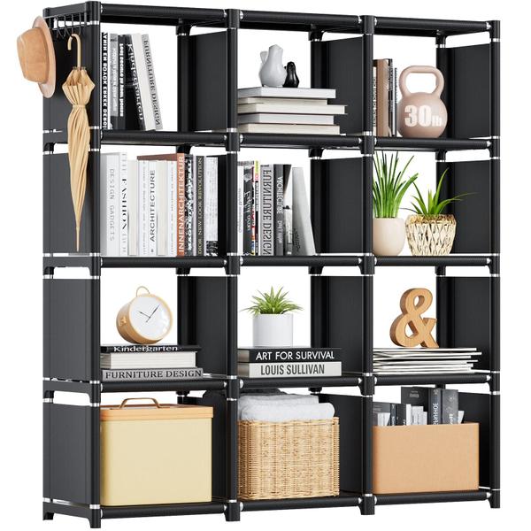 Imagem de Prateleira de armazenamento Mavivegue Mavivegue Book Shelf 12 Cube Black