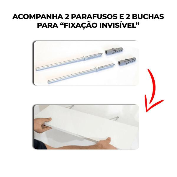 Imagem de Prateleira de canto Branco 15mm Multivisão PRAT-CANTO-15-BR