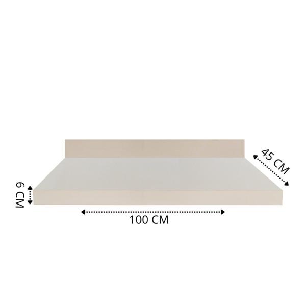 Imagem de Prateleira de vidro para banheiro 120cm Unique