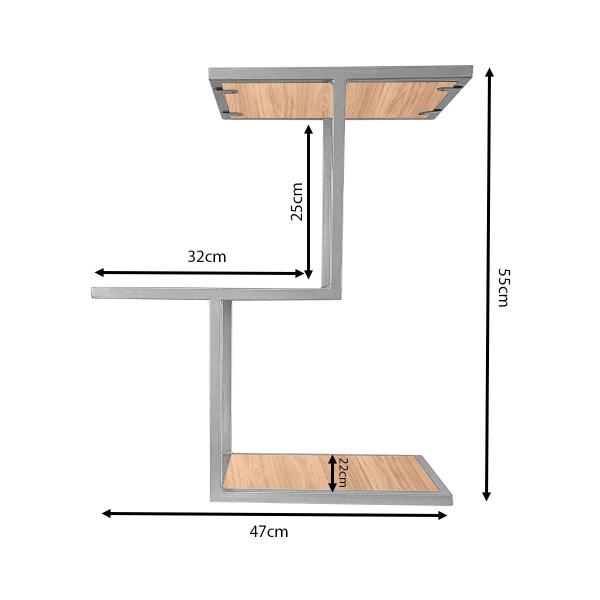 Imagem de Prateleira Decorativa Para Quarto Sala Escritório Canyon