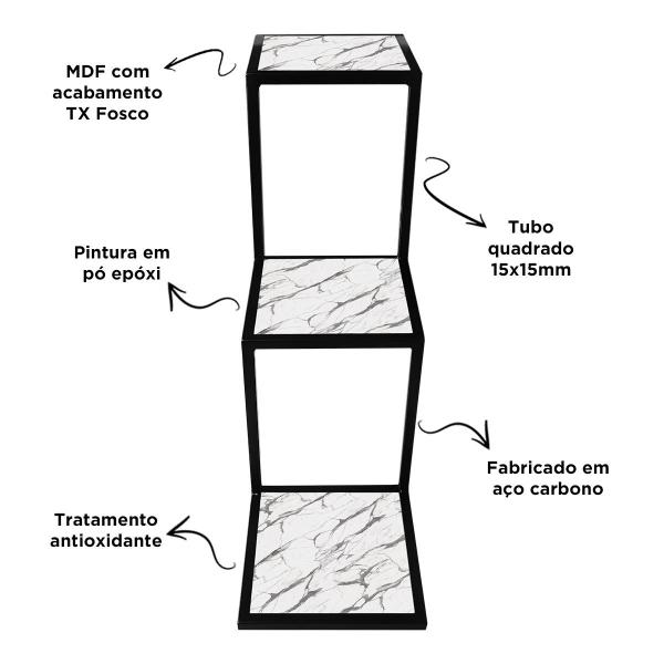 Imagem de Prateleira Decorativa Para Quarto Sala Escritório Steg