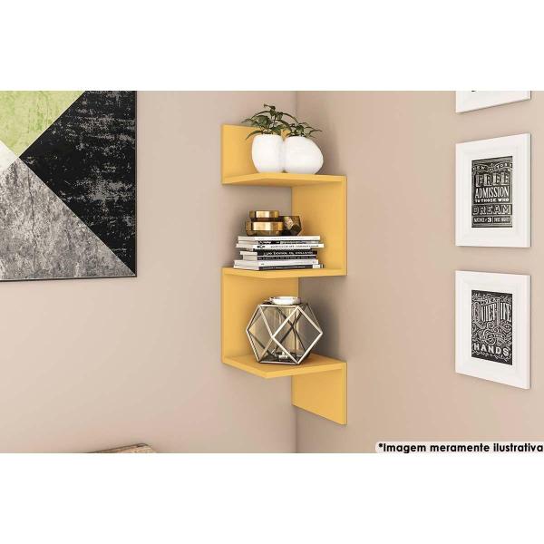 Imagem de Prateleira Decorativa Quarto Bebê AM 3079 Branco - Movelbento