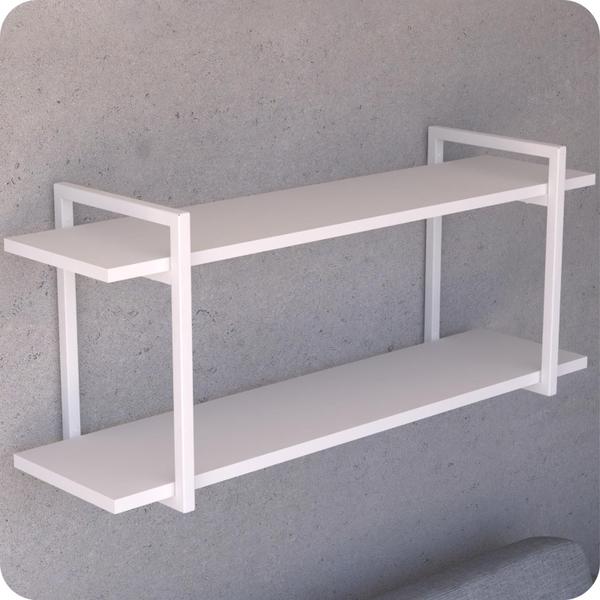 Imagem de Prateleira Estilo Industrial Para Sala Parede Gnd Bb 60Cm